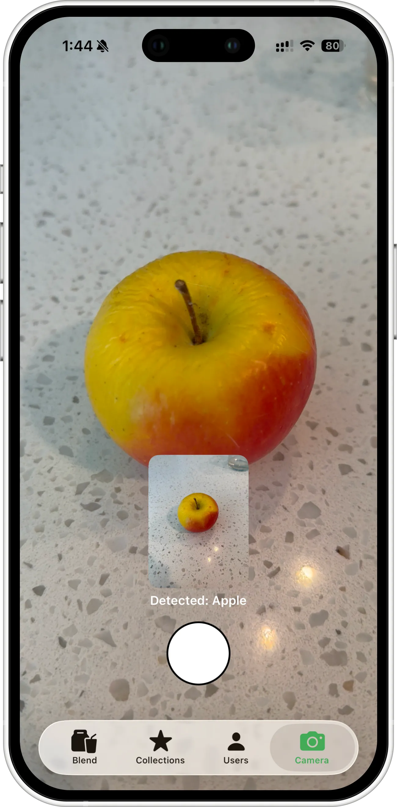 Blendbetter detects fruits