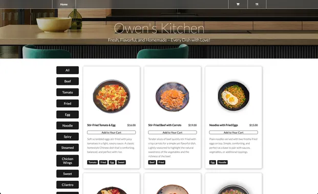 Card for Owen's Kitchen