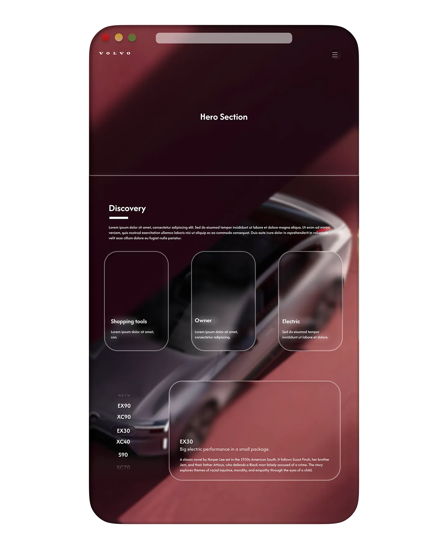 Volvo Cars website